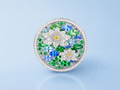 Monet Garden Bloom Medallion Pendant